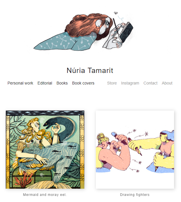 Nuria Tamarit comicbooks graphic novels illustration dancing friendship portfolio website